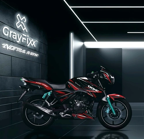 DOHC Edition Full Body Sticker for Apache RTR 2v | Made in Premium Gloss Vinyl With FPF(Fade Protection Film), Waterproof, Precut Sticker, Pack of 1 for Both Side